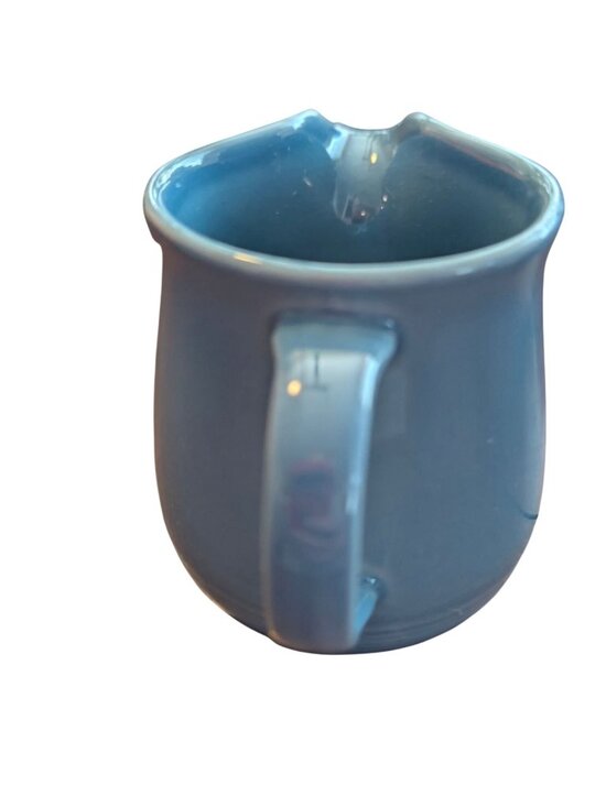 Nancy Calhoun Light Blue Ceramic Creamer Pitcher Crackle Glaze Vintage Kitchenwa - Picture 3 of 5